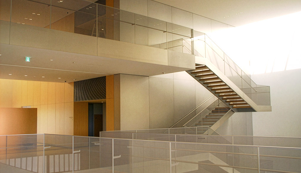 平成知新館ホール壁材